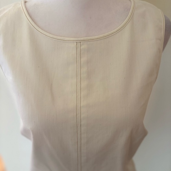 Lauren Ralph Lauren Ivory Sheath Dress Size 10 - Picture 3 of 14